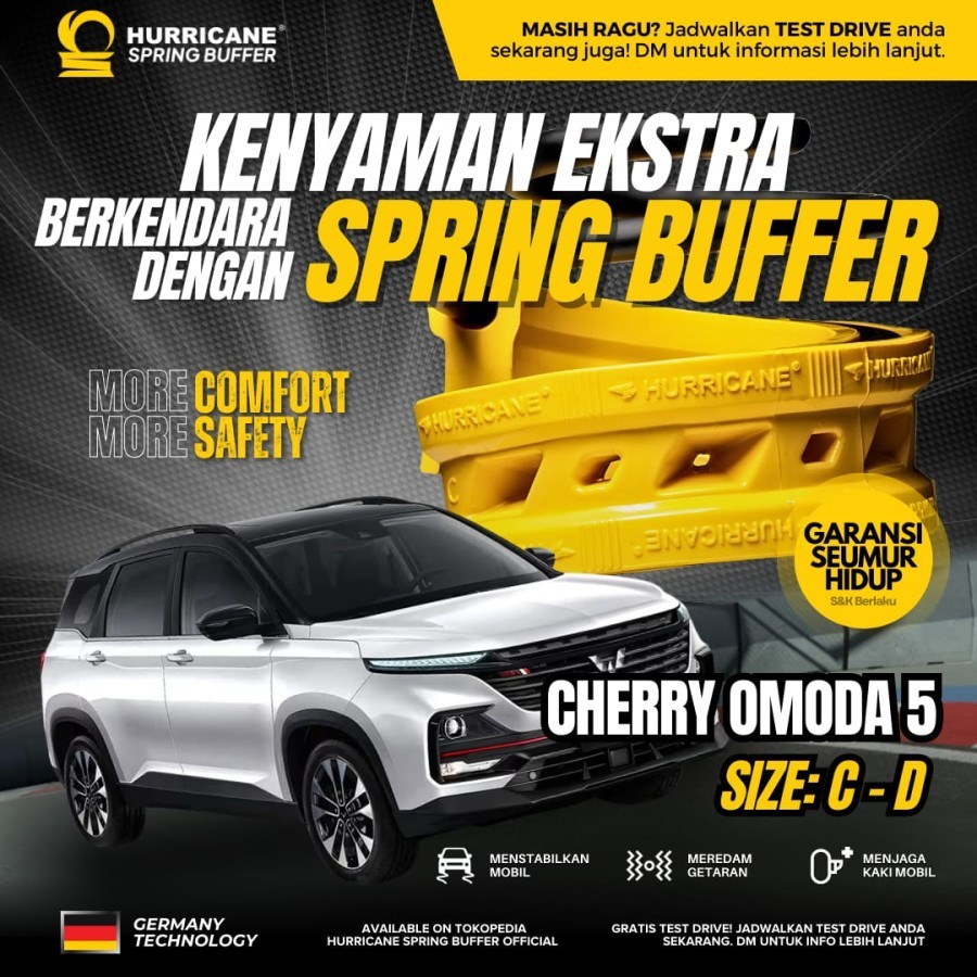 DAMPER SHOCK MOBIL HURRICANE BUFFER MOBIL OMODA 5