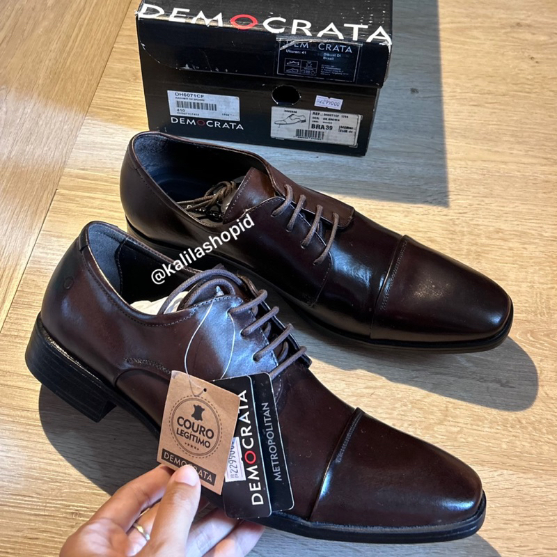 Sepatu Boots Democrata Kashmir Original