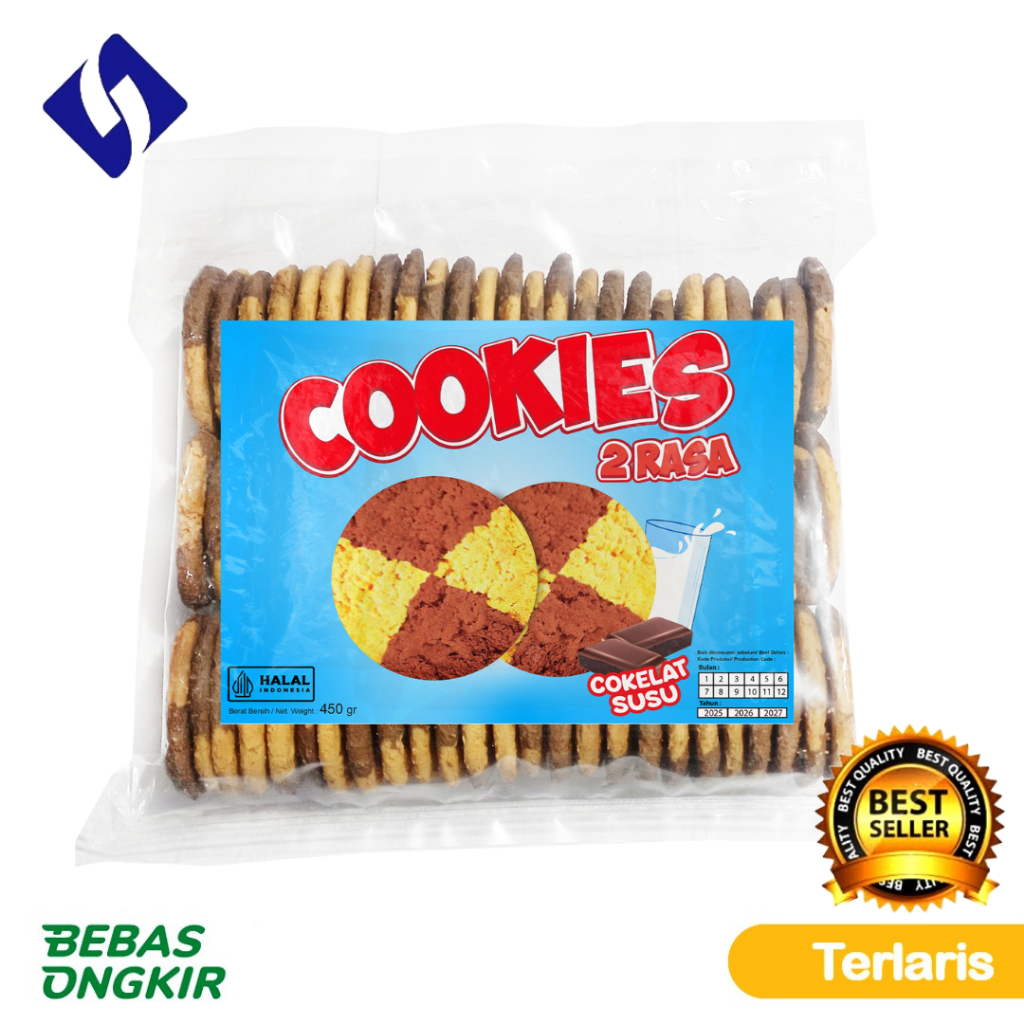 

COOKIES DUA RASA COKLAT & SUSU 450 GR