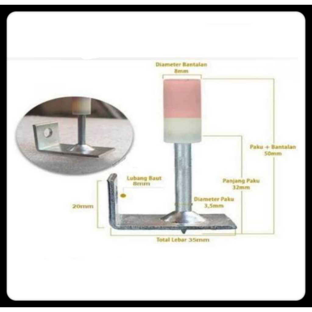 Paku Beton Mini Ramset Mini Nail Fastening Gun Ramset 10pcs