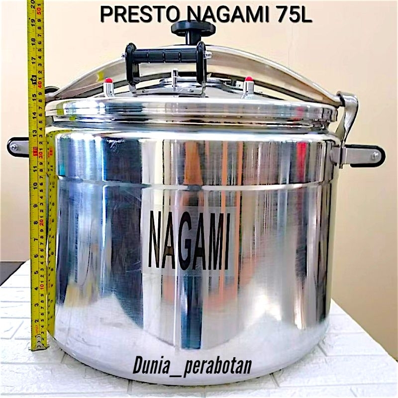 Presto Nagami Pressure Cooker 75 Liter | pressure cooker 75liter | presto NAGAMI 75liter | presto 75