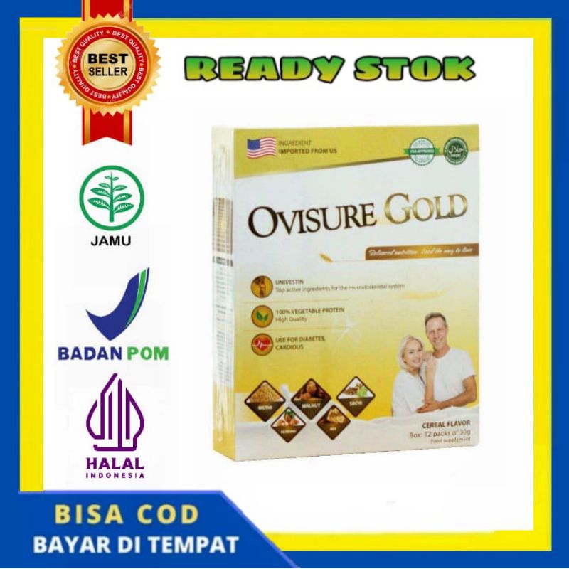 OVISURE GOLD Susu Vitamin Tulang dan Sendi Herbal Alami Original