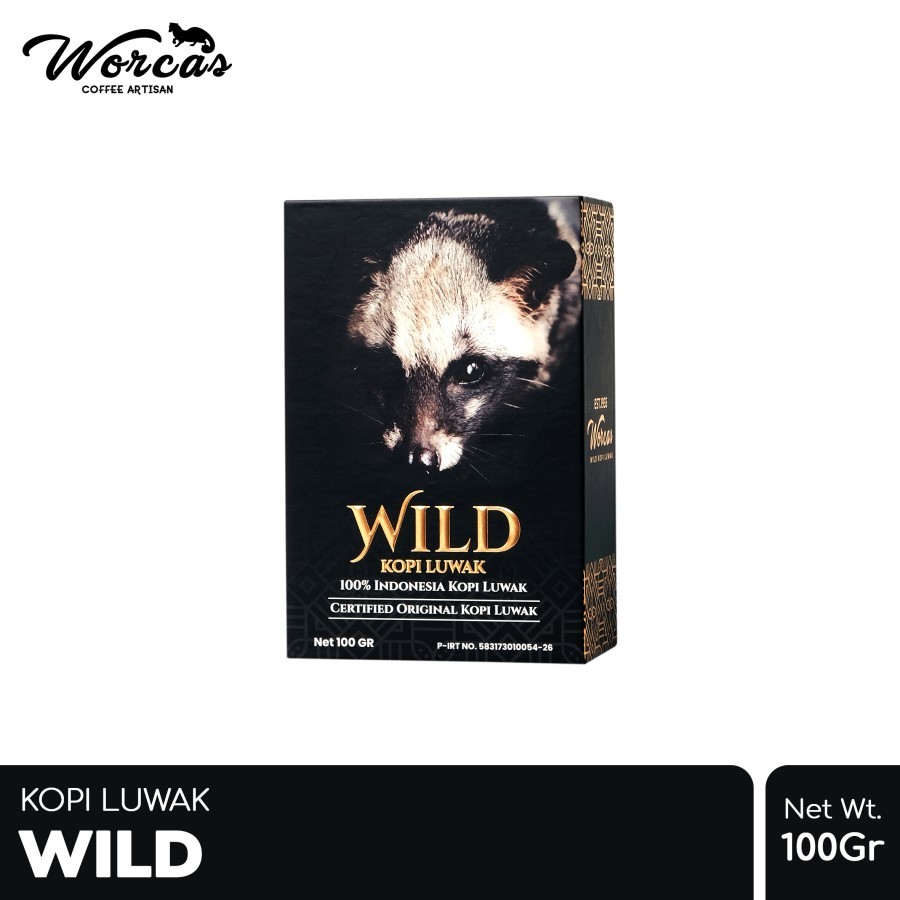 

WORCAS Wild Luwak Coffee 100gr - Classic Box