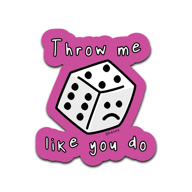 

Stiker Throw Me | Raina Pulang