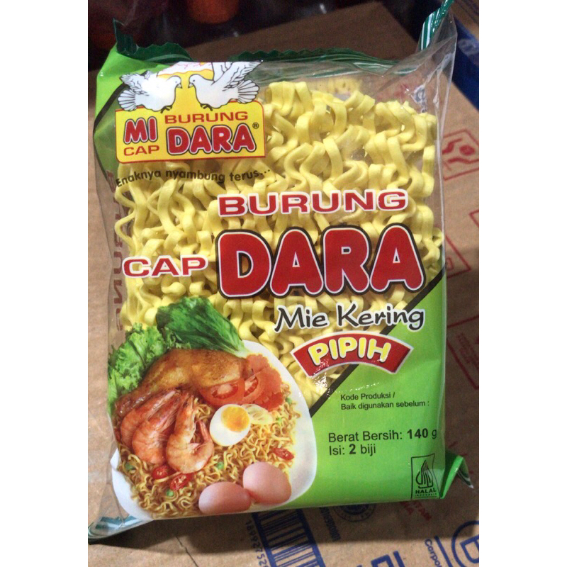 

Mie Burung Dara Kering Pipih