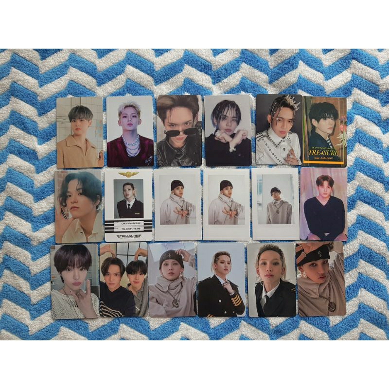 Treasure Photocard Hyunsuk Jihoon Yoshi Junkyu Asahi Doyoung Trading Card Season Greetings 2025 Memb