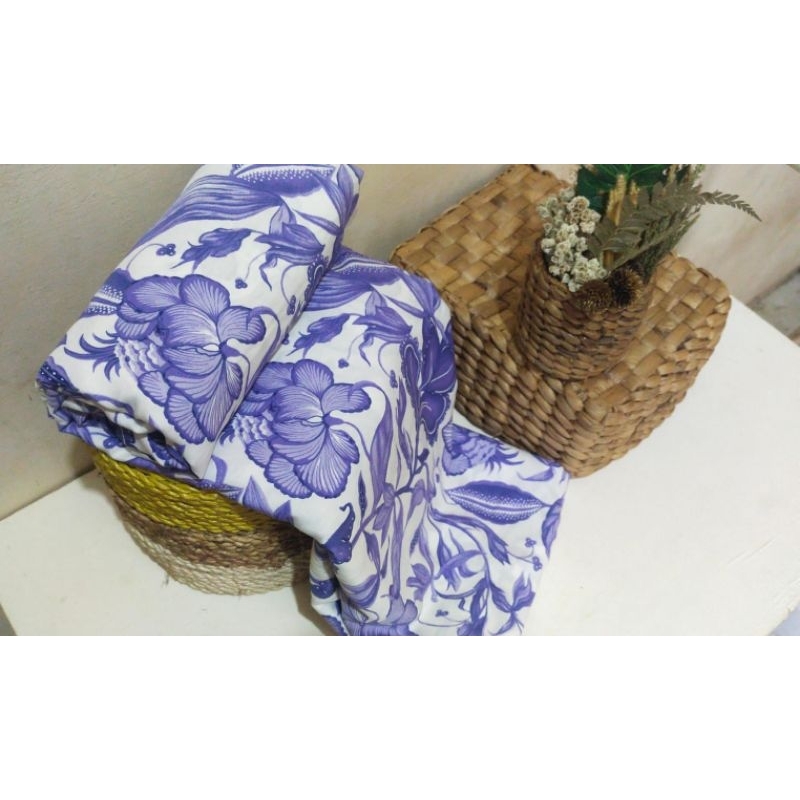 Kain Rayon Premium Motif Bunga