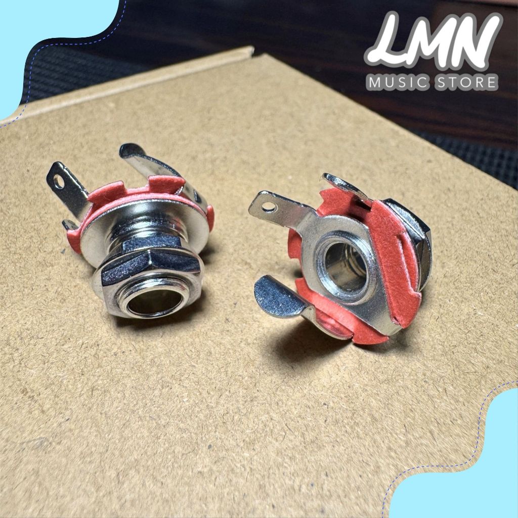 Jack Socket Gitar Mono 6,5mm - Jack Female Gitar