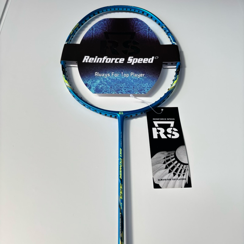 Raket Badminton Rs iso power 333 Original paket lengkap
