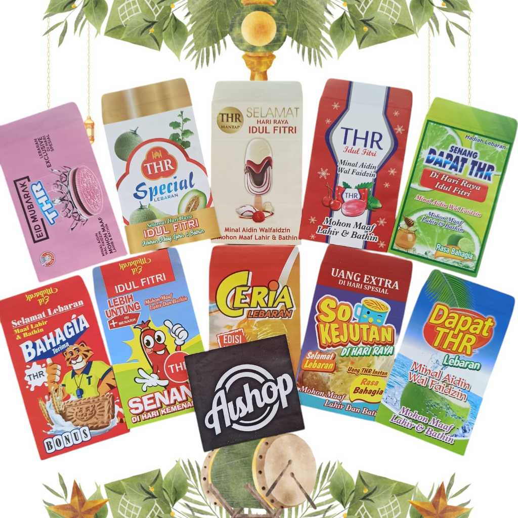 

Ampau Lebaran Snack Medium Isi 100 lembar Campur Gambar / Amplop Lebaran Idul Fitri Angpau Lebaran Snack Isi 100 Lembar Mix Gamba