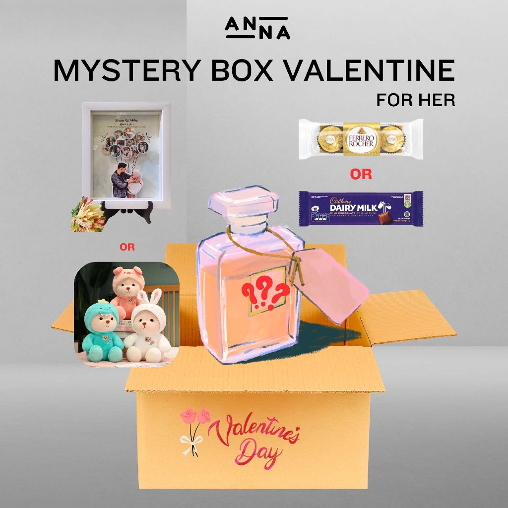 

Hadiah Gift Box valentine/ anniversary/ ulang tahun- For Her/ for Him