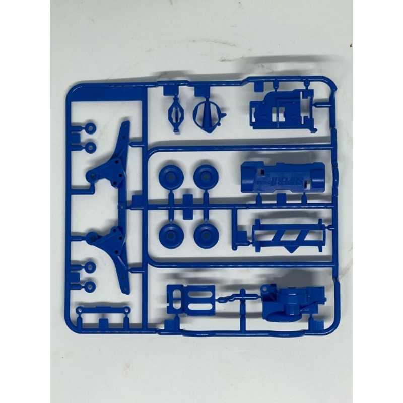 Gearbox Set Original Tamiya Chassis Super 2 Blue Bahan ABS