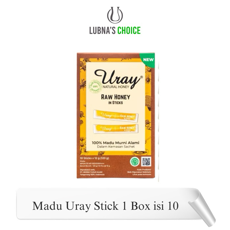 

Madu Uray Raw Honey In Sticks 120 gr - Madu Murni - Madu Hutan