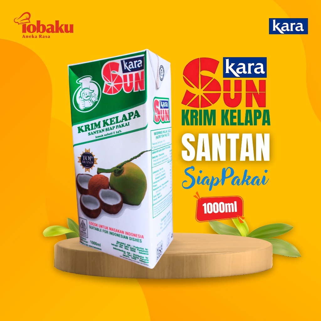 

Sun Kara Krim Kelapa Santan Siap Pakai 1000ml _