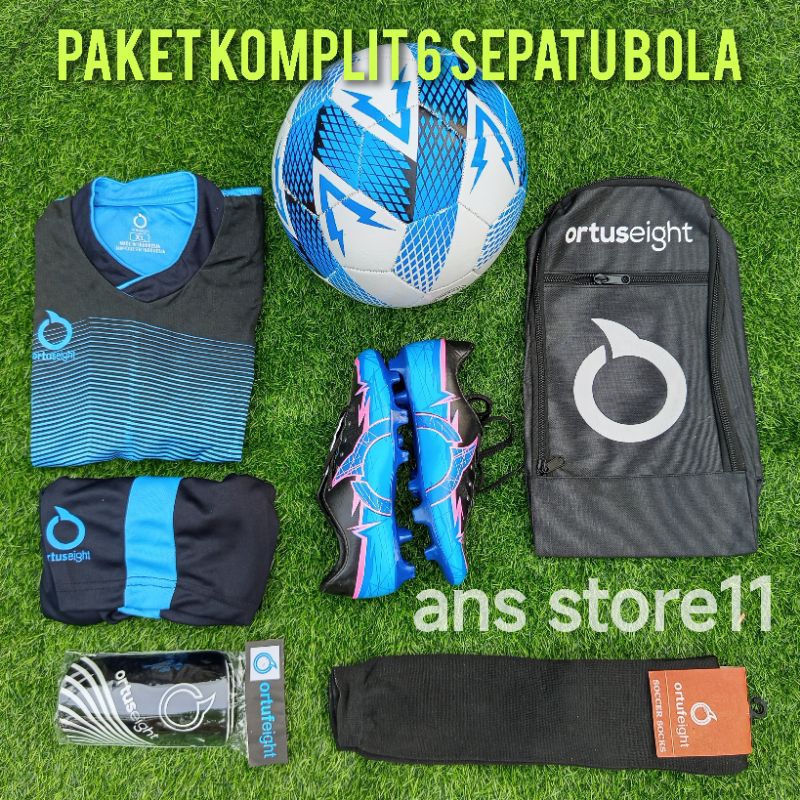 PROMO TERBATAS Sepatu Bola Anak Specs Garuda Attack Terbaru Terlaris, Paket Komplit 6 Sepatu Bola An