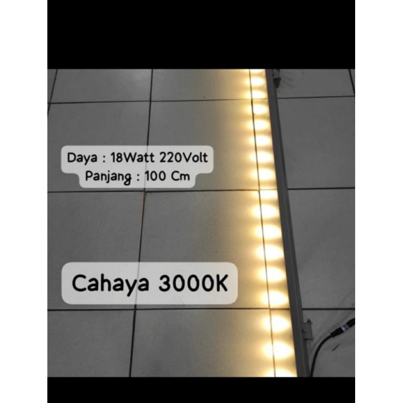 Lampu sorot LED wall washer 18w 220volt