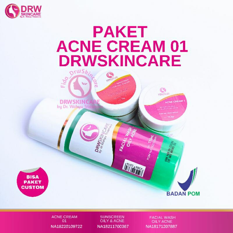 PAKET ACNE CREAM DRW SKINCARE