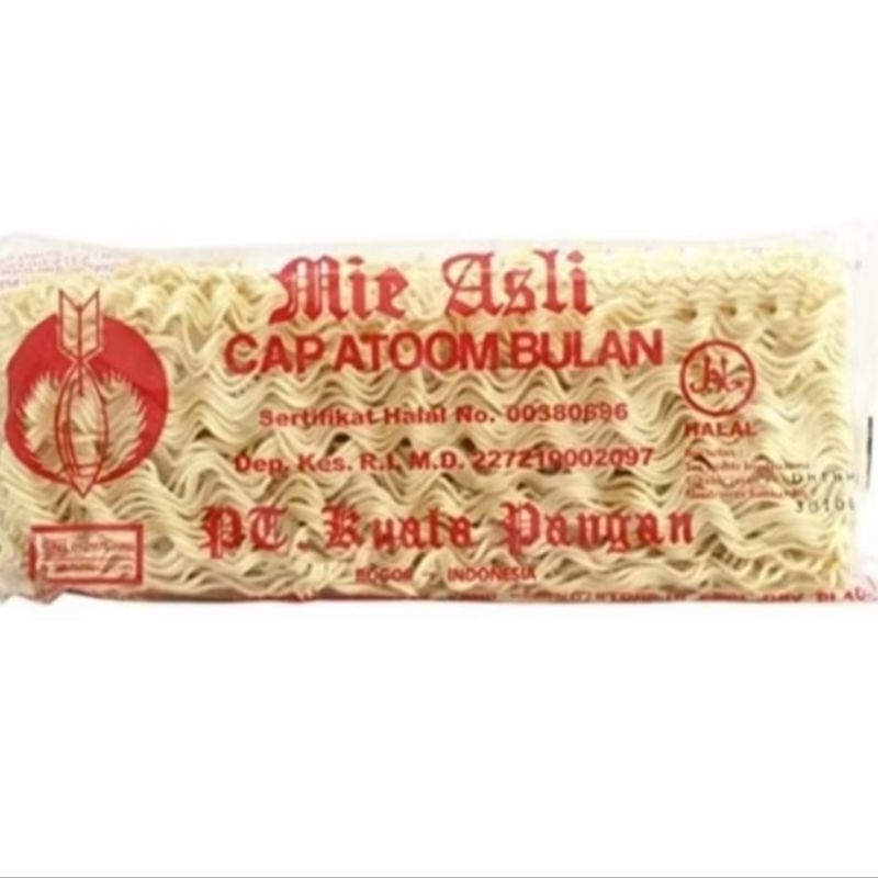 

Mie Telur Cap Atom Bulan 200Gr