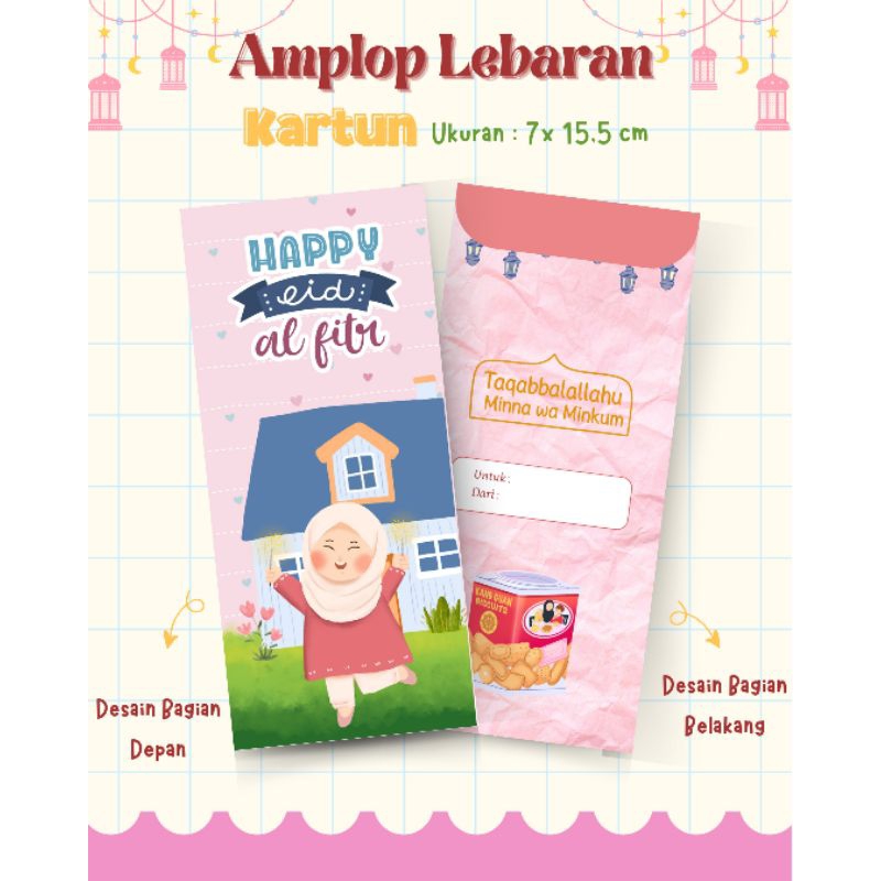 

AMPLOP LEBARAN PANJANG | Amplop lebaran unik