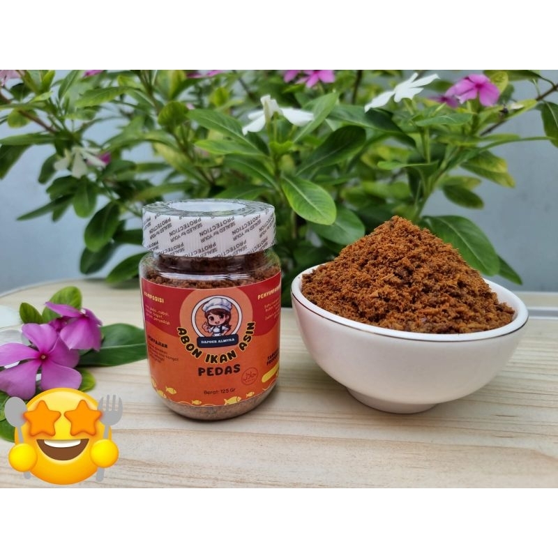 

Abon Sambal Ikan Asin | Sambel Gerih | Sambal Ikan Asin Gurih Pedas by Dapoer Almyra 120g