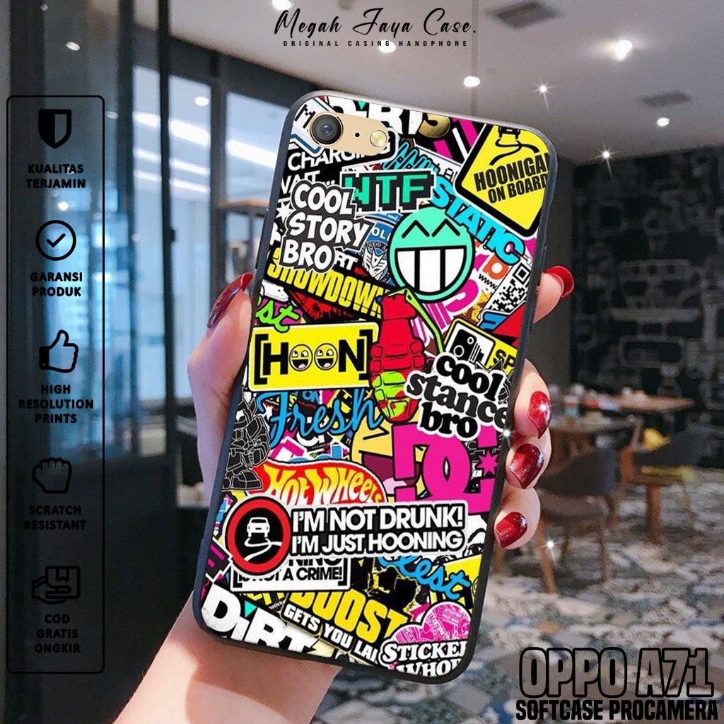 Case Hp OPPO A71 - Softcase OPPO A71 Motif GRAFF - Casing OPPO A71 - Silikon Hp OPPO A71 - Kesing Hp