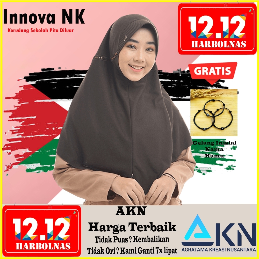 Rabbani ORI NK Innova Hijab Instan Anak Sekolah (Pita Diluar)