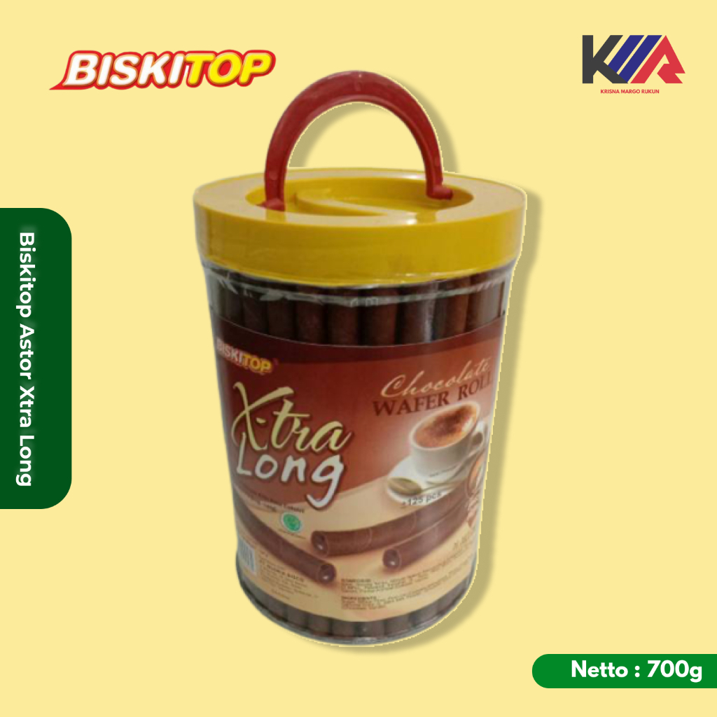 

Biskitop Astor Xtra Long 1 Dus Isi 6 Toples