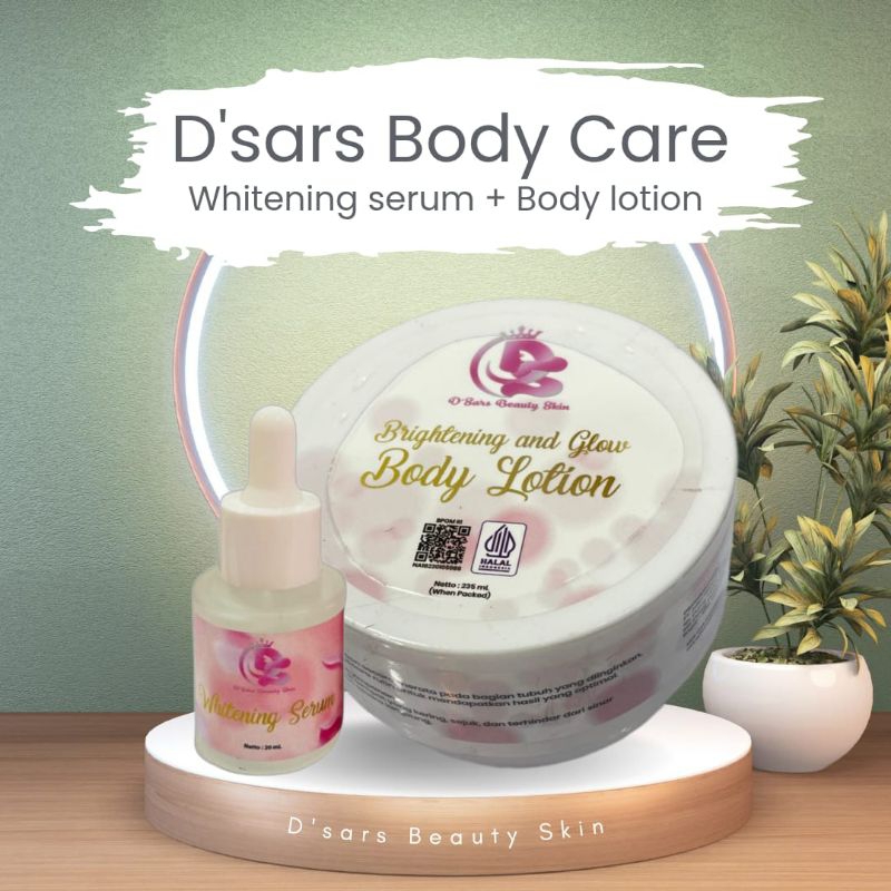 D'sars Body Care Whitening Serum + Lotion