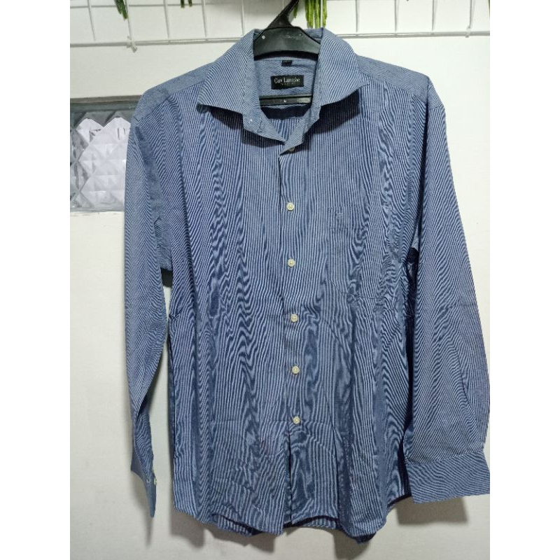 Kemeja lengan panjang GUY LAROCHE L34/16.5  (preloved)