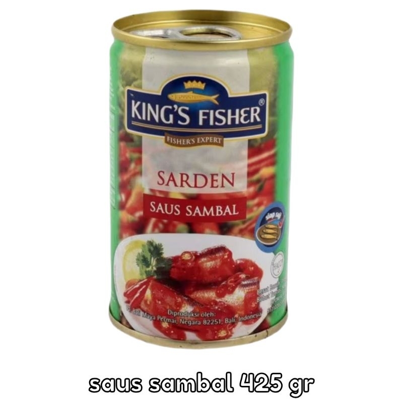 

sarden king's fisher saus sambal 425 gram