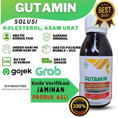

MADU GUTAMIN ASLI OBAT KEBAS KESEMUTAN ASAM URAT NYERI SENDI SAKIT OTOT PINGGANG SAKIT LUTUT REMATIK