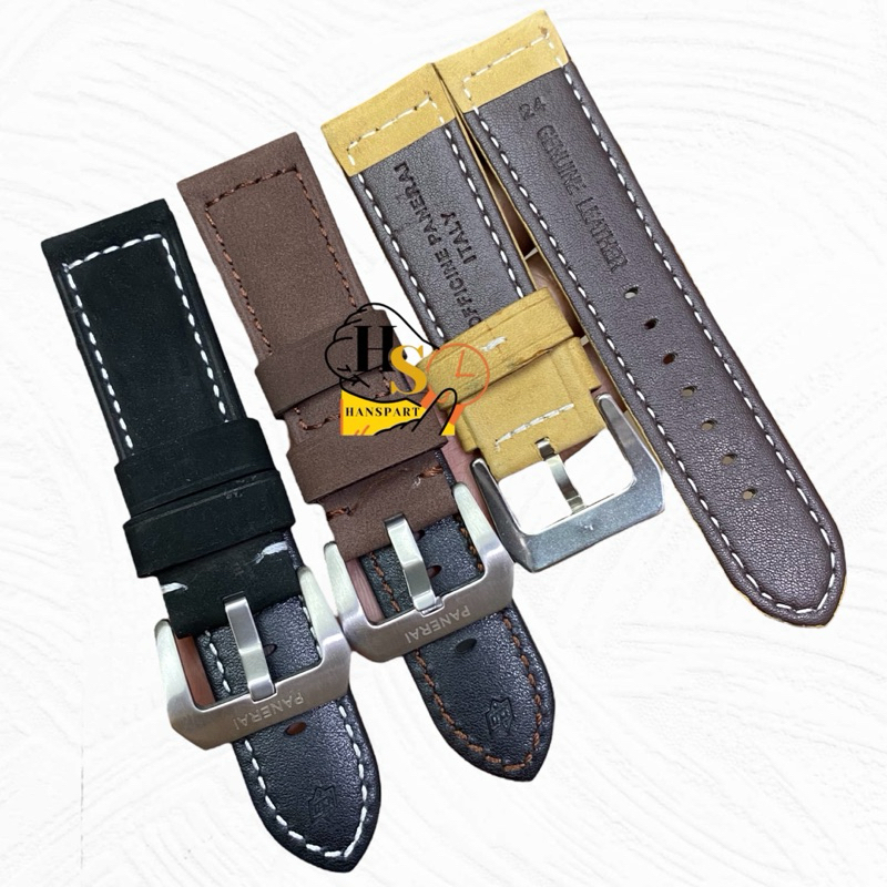STRAP JAM PANERAI KULIT 24MM TALI JAM TANGAN PANERAI KULIT 24MM