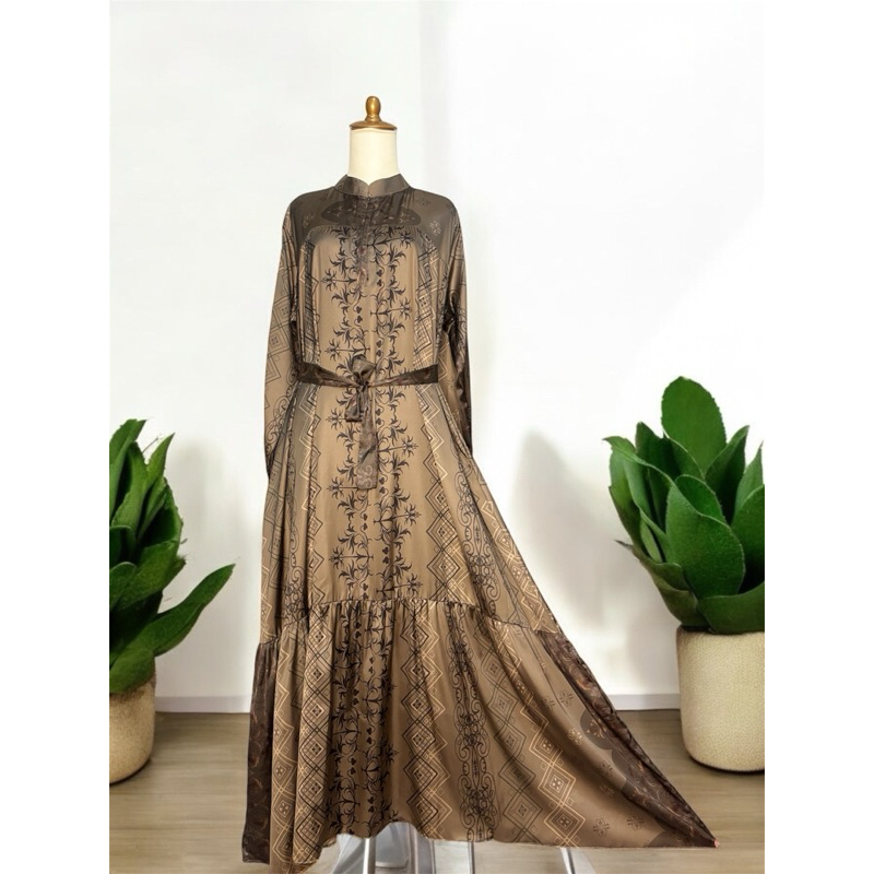 zakiah Dress arabian silky gamis raya 2025