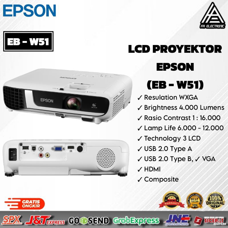 EPSON LCD Proyektor EB-W51