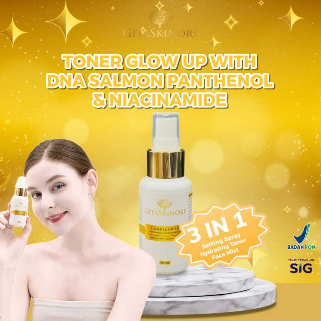 DNA Salmon + Essence Toner | Serum DNA Salmon | Essence toner TONER FLEK TONER DNA SALMON PANTHENOL 