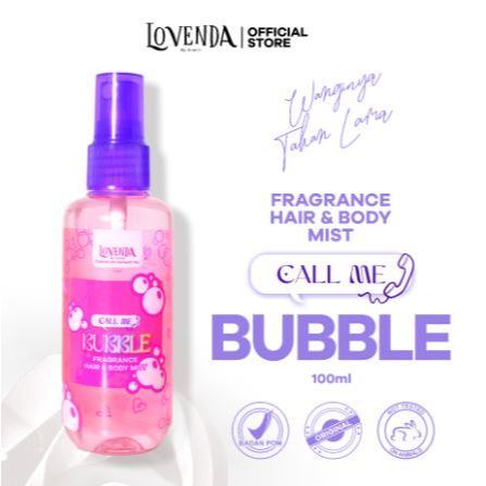 Lovenda Hair & Body Mist Call Me Bubble - Fragrance Hair & Body Mist