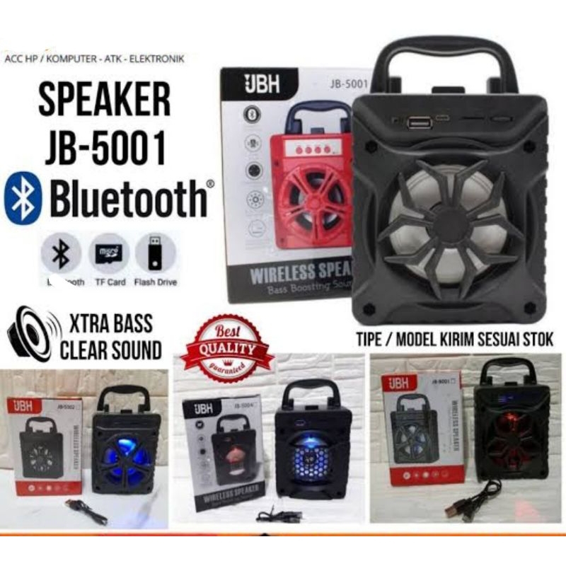 Speaker Music JBH-5004 JB 5001 High Quality Bluetooth Wireless Mini Music Box Portable Super Bass / 