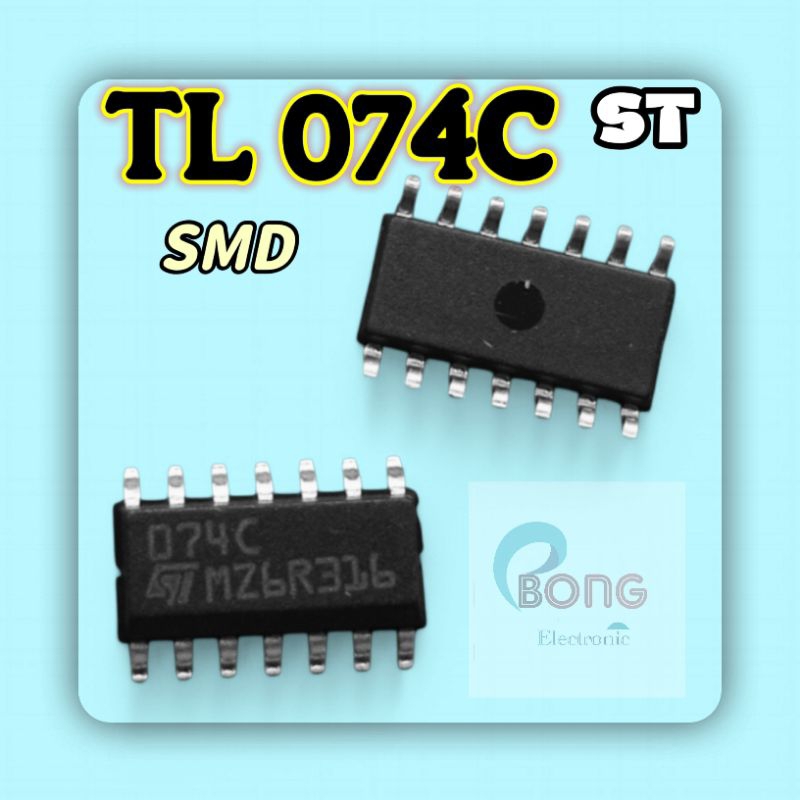 IC TL074C ST SMD