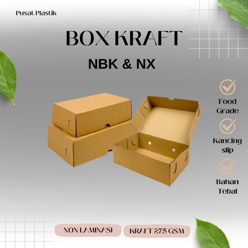 

DUS NBK & NX KOTAK KUE / KOTAK NASI (BOX KRAFT)
