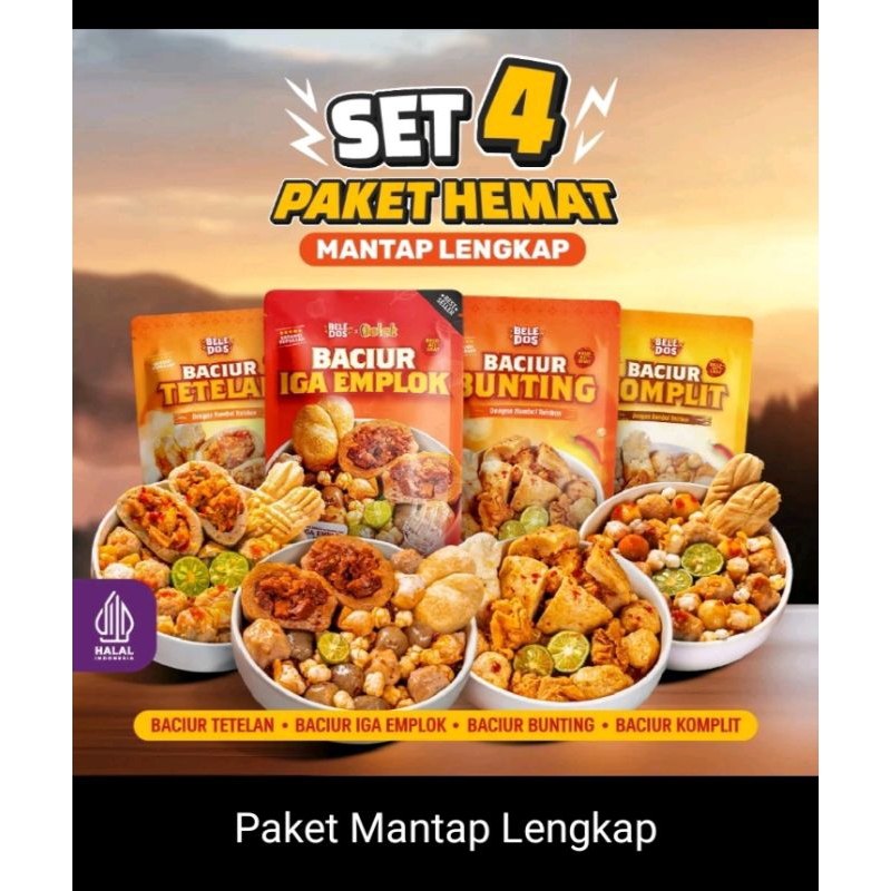 

paket baciur super lengkap