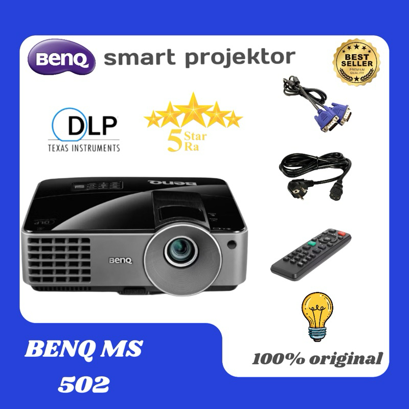 INFOCUS PROJEKTOR BENQ MS502  2700 lumens MS501 original product projektor film projektor murah