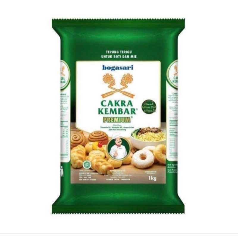 

Terigu Cakra Kemasan Premium 1kg