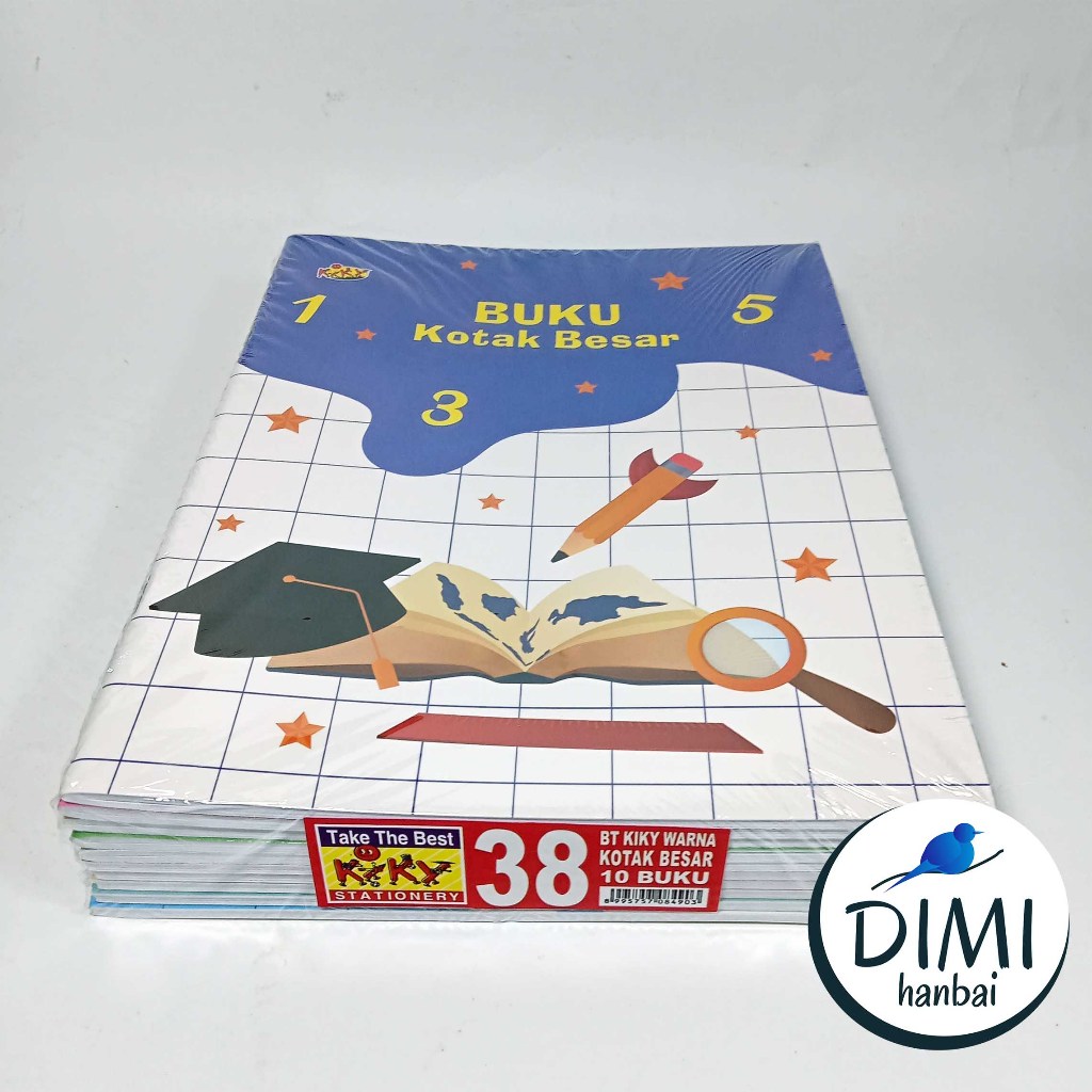 

[DIMI] Buku Kiky Kotak Besar 1 Pack Menulis Huruf Mandarin, Jepang, Korea