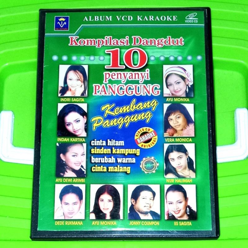 VCD 10 Penyanyi KOMPILASI DANGDUT Indry Shagita Indah Kartika Ayu Dewi Arimbi Dede Rukmana Sita Dewi