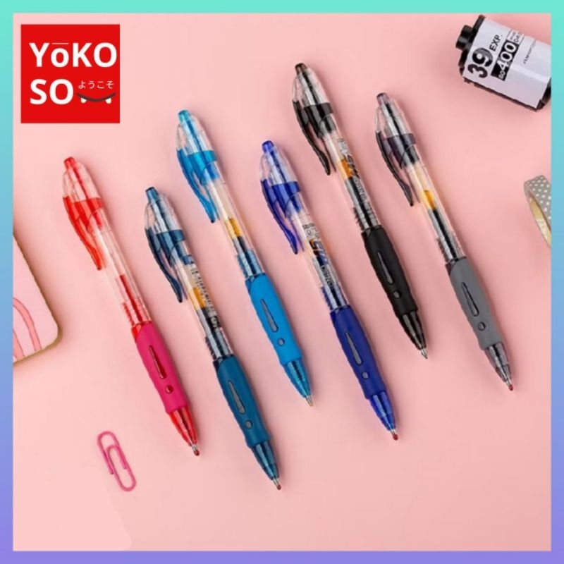 

YOKOSO S113 Gel Pen BUKAN Joyko GP-265 Q 0.5mm Pulpen Ballpoint Bolpen