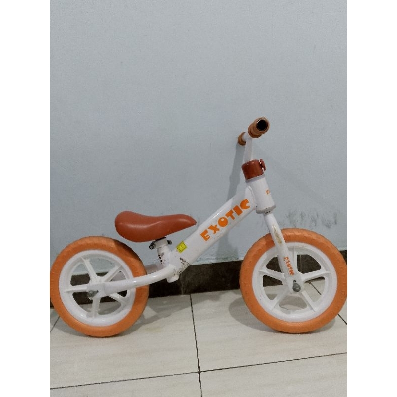preloved sepeda balance bike push bike exotic