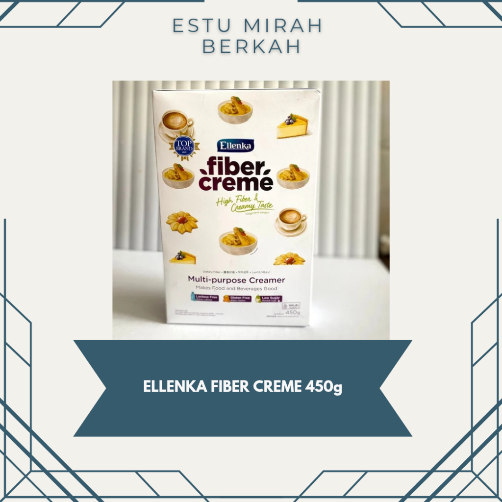 

Fiber Creme Ellenka 450g - Krimer Pengganti Santan Rendah Gula Tinggi Serat Lebih Sehat