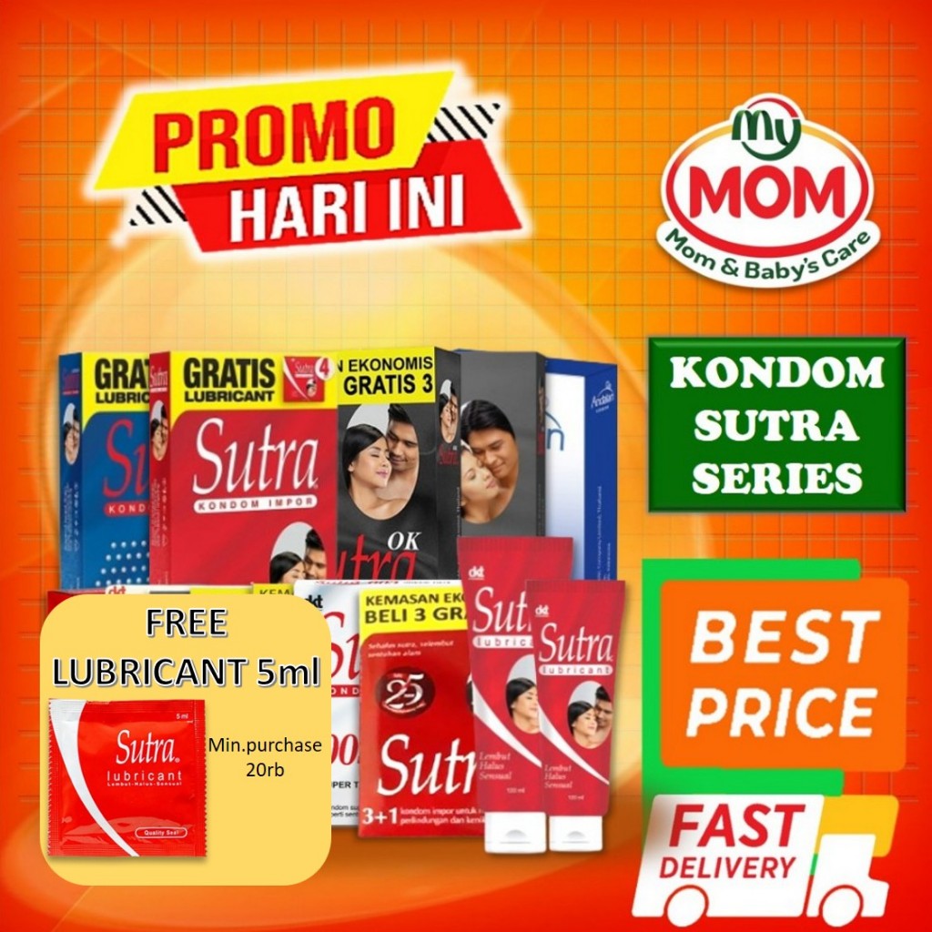 Rasa Nusantara2- Kondom Sutra Isi 3S, 12S, 24S Merah Classic Hitam Gerigi Biru Plus Lubricant MyMom