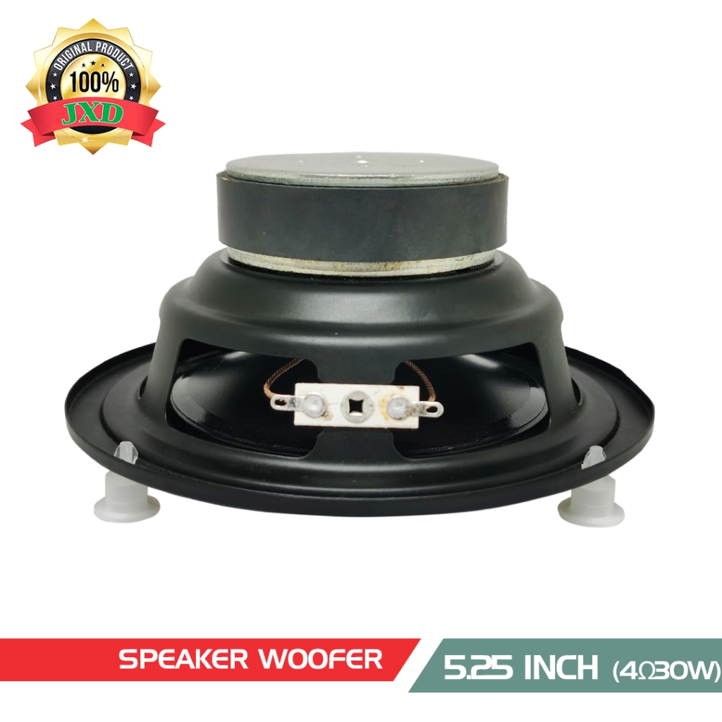 Speaker bergaransi woofer 5 inch & Subwoofer 5,25 inch magnet besar 30w extra bass