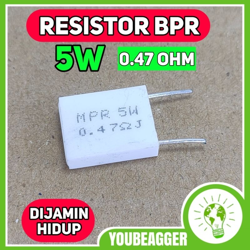 Resistor Nobel 5W 0.47 Ohm